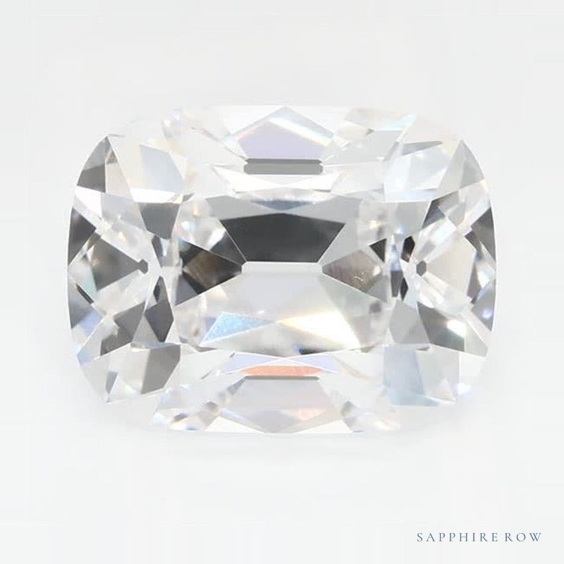 2.25 ct Lab-Grown Diamond – D VVS2 – Elongated Cushion Cut – Old Mine Cut – GCAL Certified — Sapphire Row · cut7