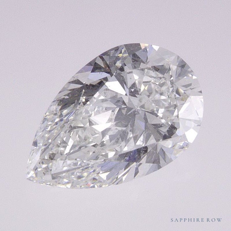 1.20 ct Natural Diamond – G SI2 – Pear Cut – GIA Certified — Sapphire Row · cut7