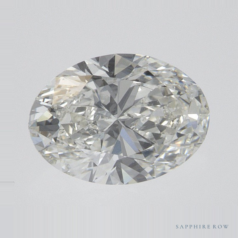 0.90 ct Natural Diamond – I VS2 – Oval Cut – GIA Certified — Sapphire Row · cut7