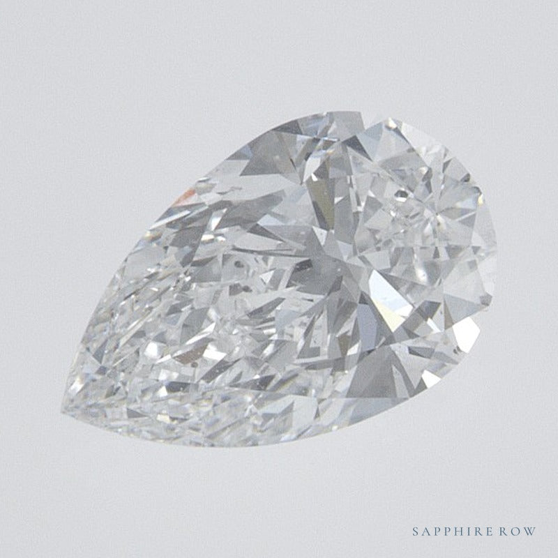 0.80 ct Natural Diamond – D VS2 – Pear Cut – GIA Certified — Sapphire Row · cut7