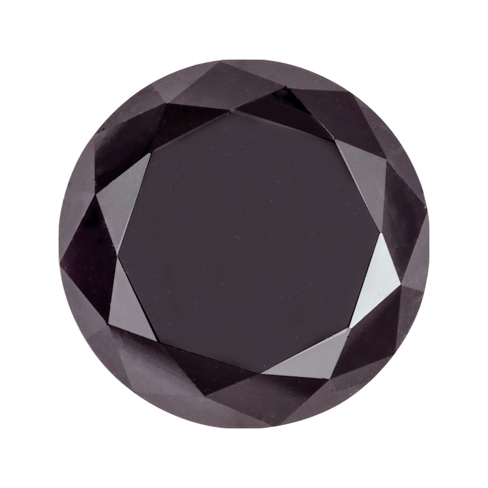 0.50 ct Natural Diamond (Color Enhanced) – Black Opaque – Round Cut — Sapphire Row · cut7