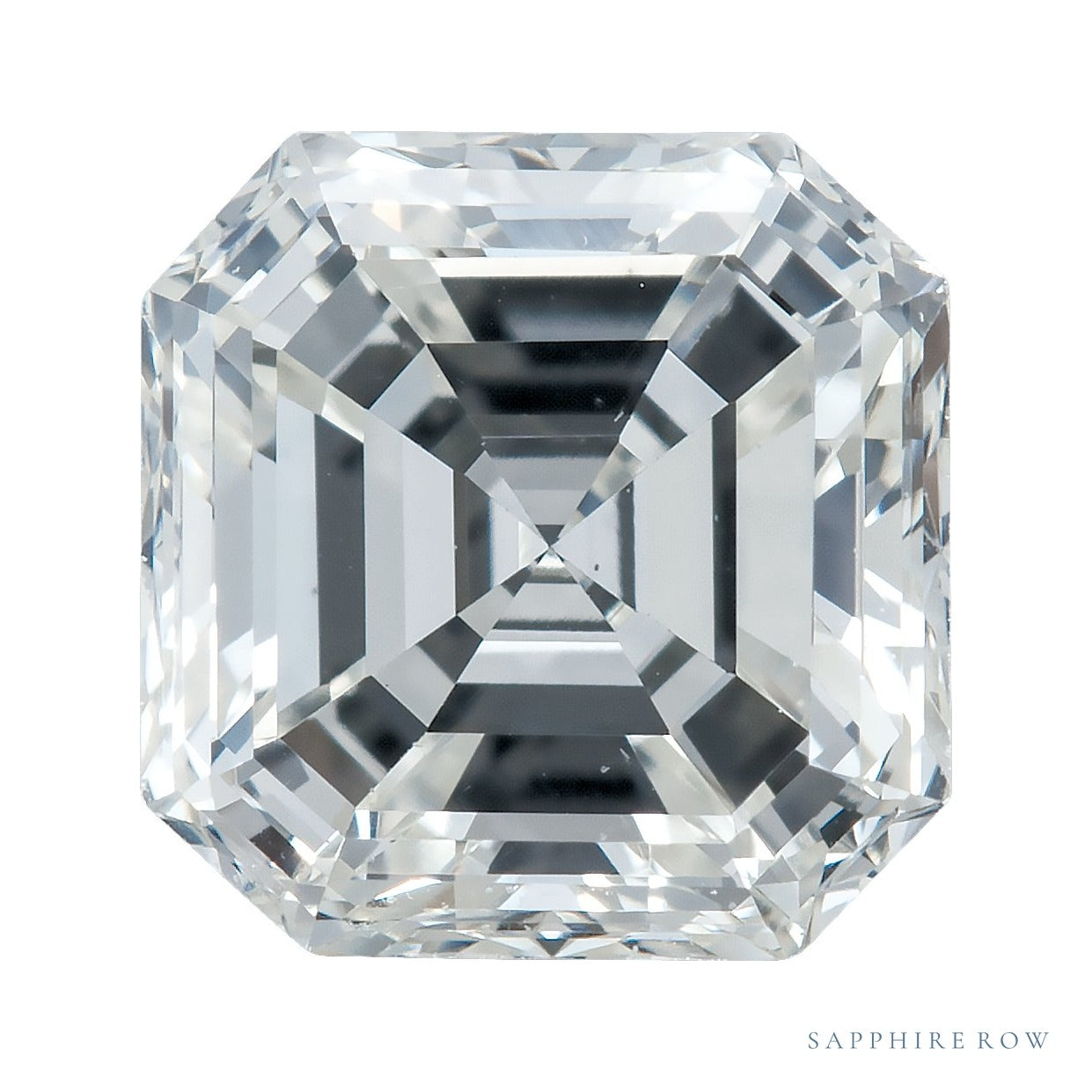 0.37 ct Lab-Grown Diamond – GHI SI – Asscher Cut — Sapphire Row · cut7