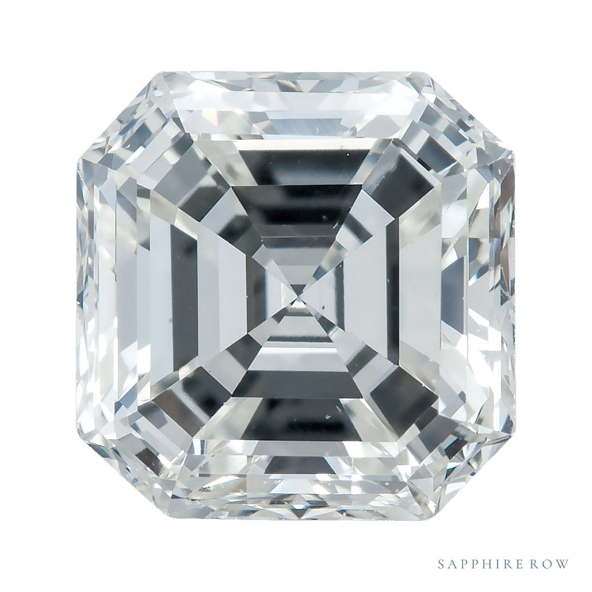 0.37 ct Lab-Grown Diamond – GHI SI – Asscher Cut — Sapphire Row · cut7