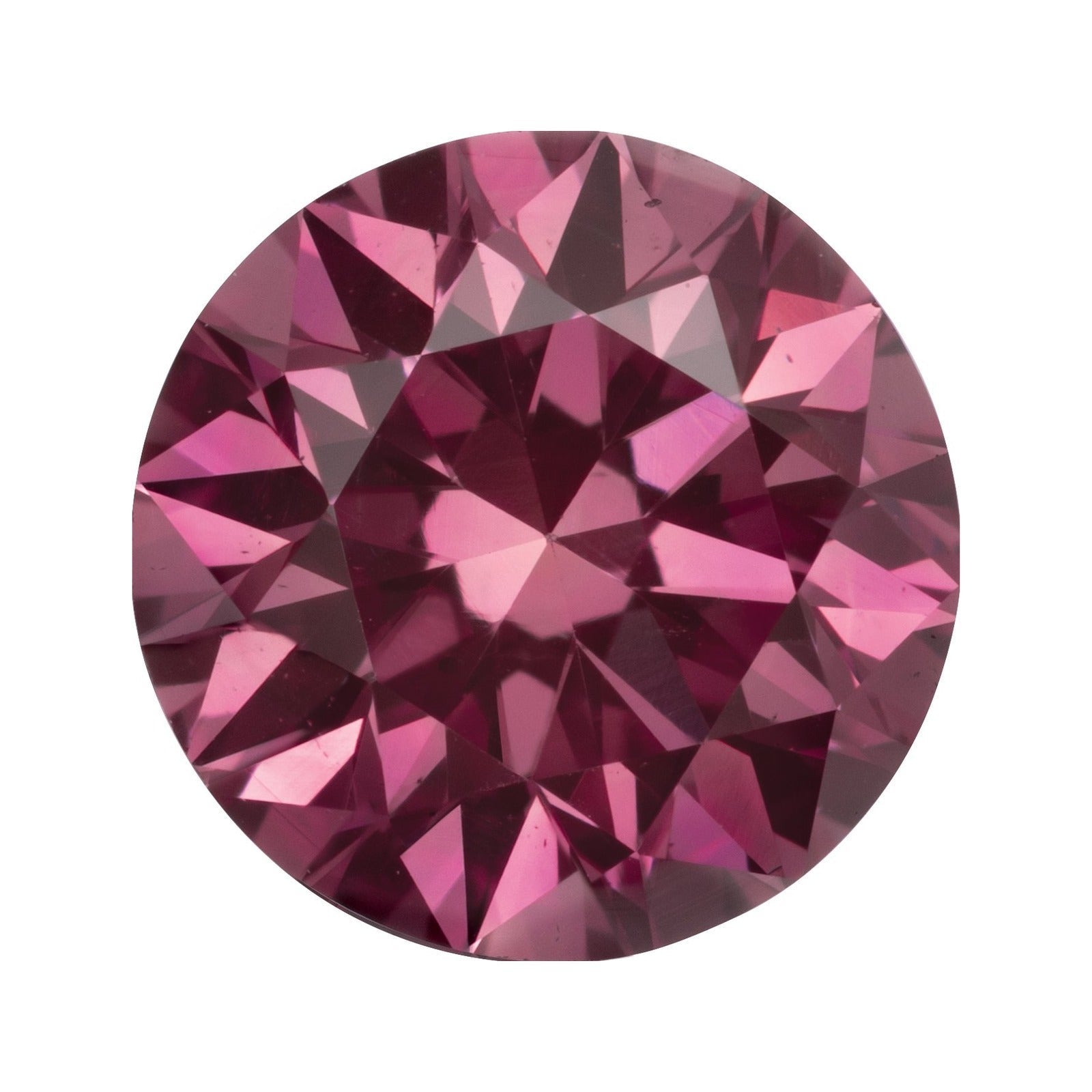 0.12 ct Natural Diamond (Color Enhanced) – Pink SI – Round Cut — Sapphire Row · cut7