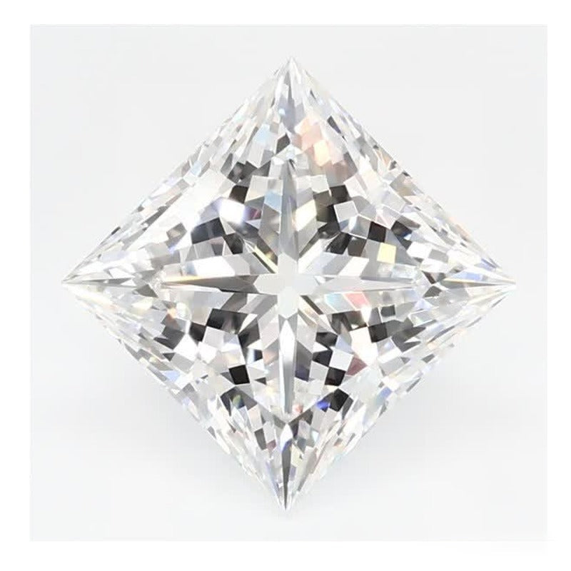 2.10 ct Lab-Grown Diamond – D VVS2 – Square Cut – GCAL Certified — Sapphire Row · cut7