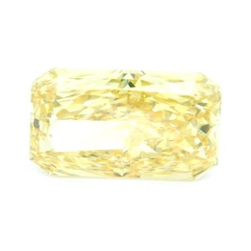 4.58 ct Lab-Grown Fancy Vivid Yellow Diamond – VS1 – Radiant Cut – IGI Certified — Sapphire Row · cut7