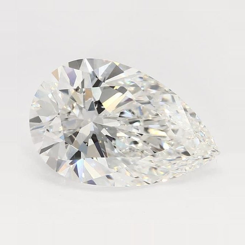 4.55 ct Lab-Grown Diamond – F VS1 – Pear Cut – GCAL Certified — Sapphire Row · cut7