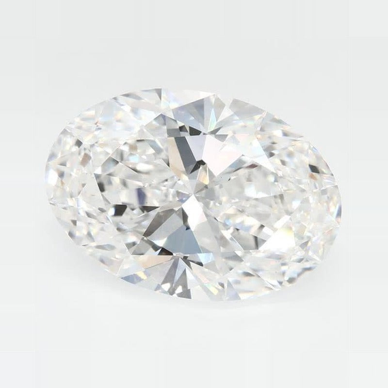 4.38 ct Lab-Grown Diamond – E VS1 – Oval Cut – GCAL Certified — Sapphire Row · cut7