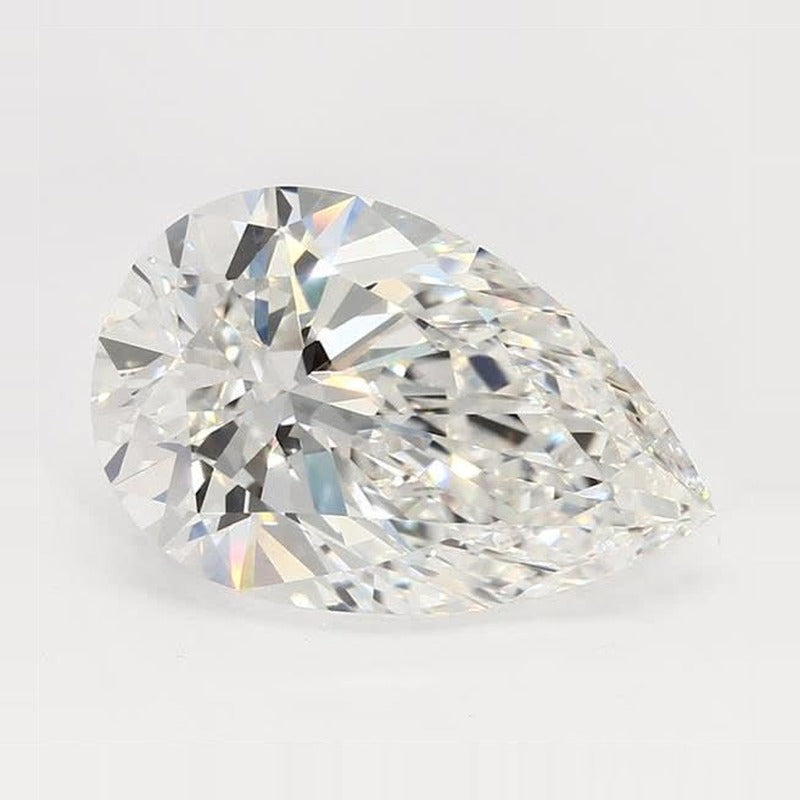 4.05 ct Lab-Grown Diamond – F VVS2 – Pear Cut – GCAL Certified — Sapphire Row · cut7