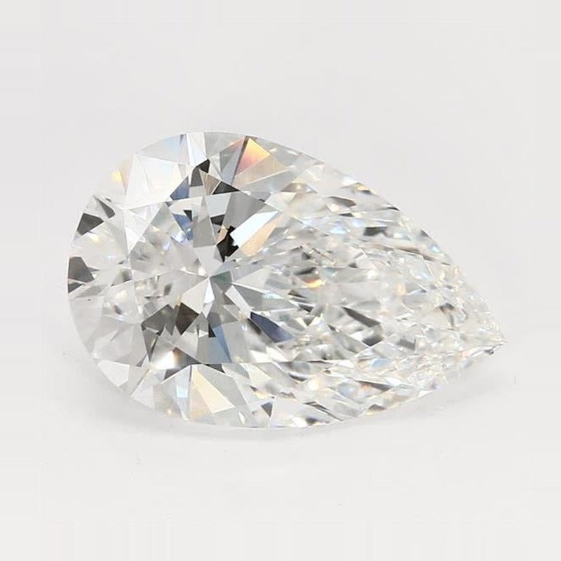 3.86 ct Lab-Grown Diamond – F VS1 – Pear Cut – GCAL Certified — Sapphire Row · cut7