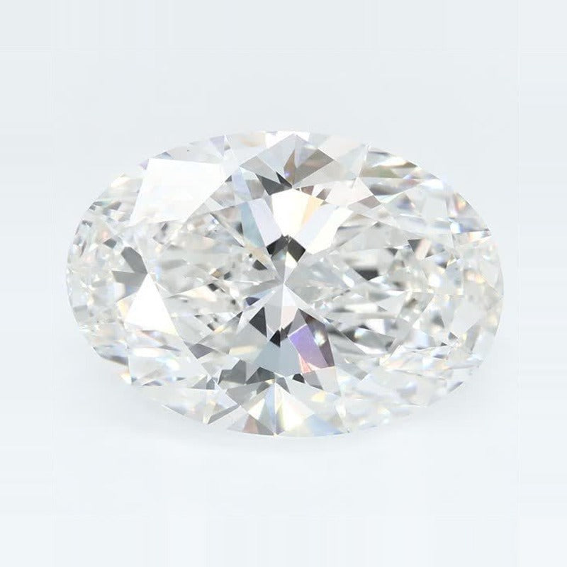 3.74 ct Lab-Grown Diamond – F VS2 – Oval Cut – GCAL Certified — Sapphire Row · cut7
