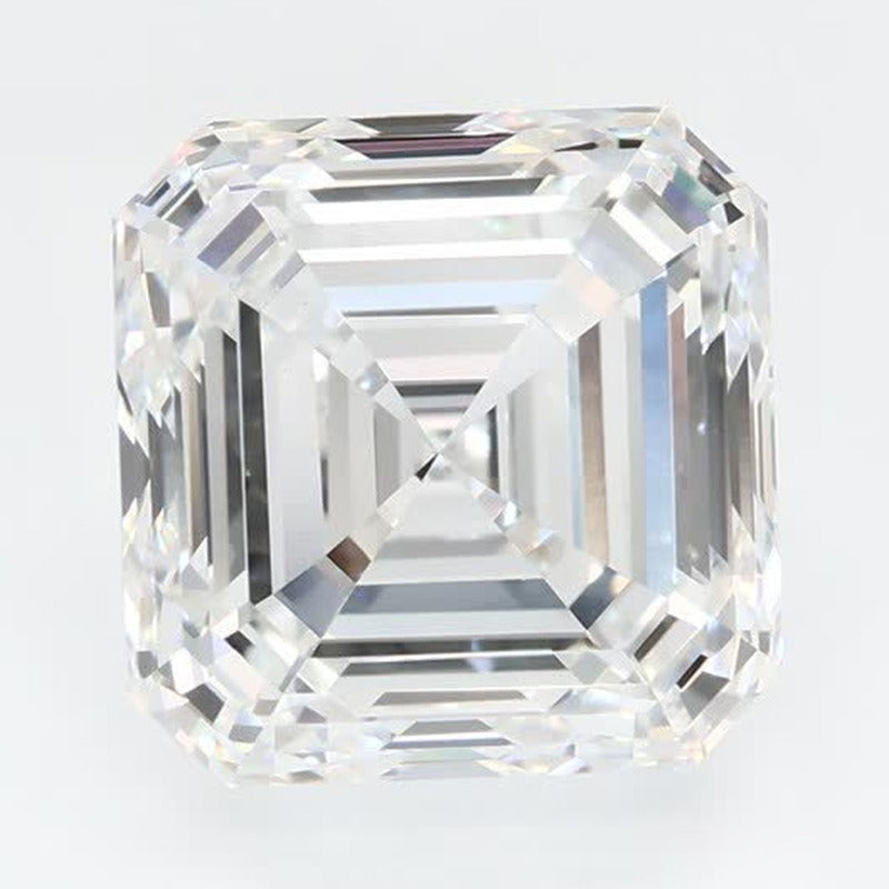 3.43 ct Lab-Grown Diamond – E VVS2 – Asscher Cut – GCAL Certified — Sapphire Row · cut7