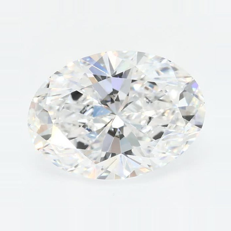 3.22 ct Lab-Grown Diamond – D VVS2 – Oval Cut – GCAL Certified — Sapphire Row · cut7