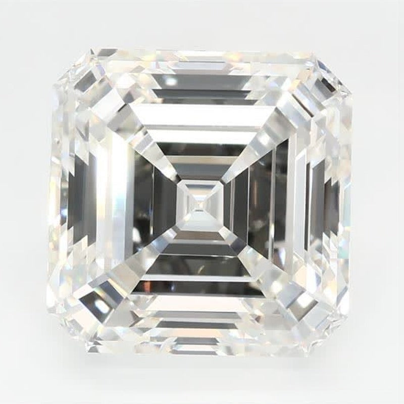 3.21 ct Lab-Grown Diamond – H VVS2 – Asscher Cut – GCAL Certified — Sapphire Row · cut7