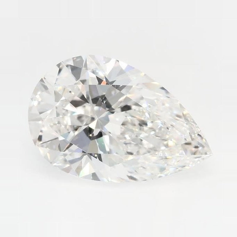3.16 ct Lab-Grown Diamond – F VVS2 – Pear Cut – GCAL Certified — Sapphire Row · cut7