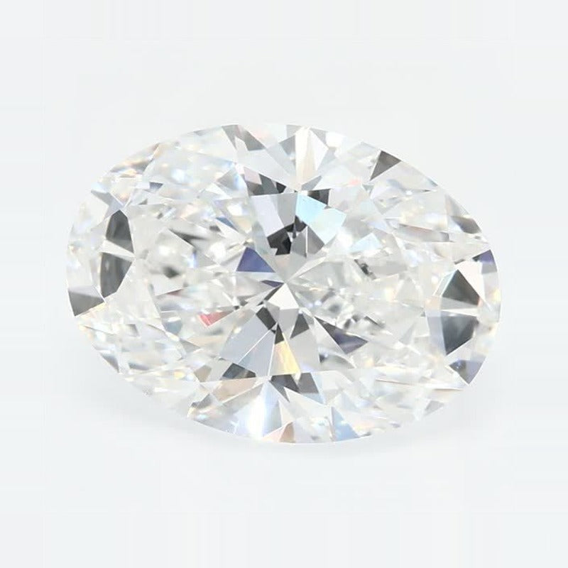 3.15 ct Lab-Grown Diamond – E VVS2 – Oval Cut – GCAL Certified — Sapphire Row · cut7