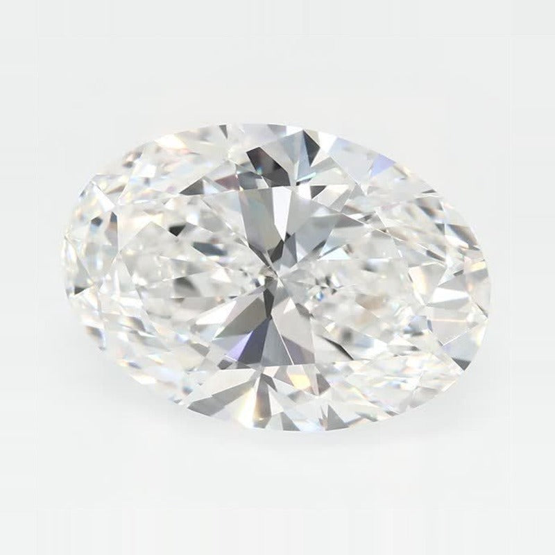 3.09 ct Lab-Grown Diamond – E VVS2 – Oval Cut – GCAL Certified — Sapphire Row · cut7