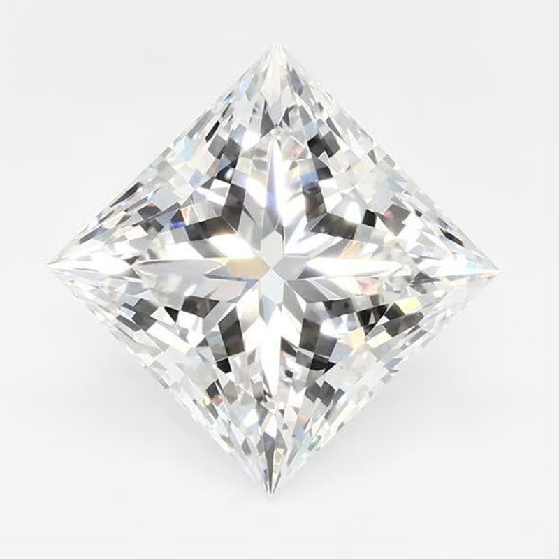 2.87 ct Lab-Grown Diamond – F VVS2 – Square Cut – GCAL Certified — Sapphire Row · cut7