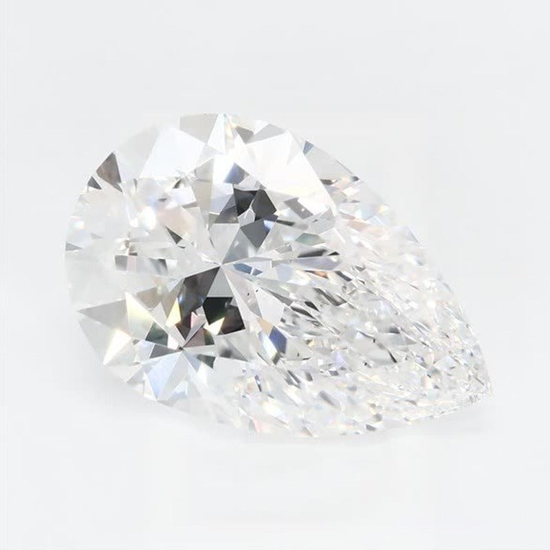 2.87 ct Lab-Grown Diamond – D VS2 – Pear Cut – GCAL Certified — Sapphire Row · cut7
