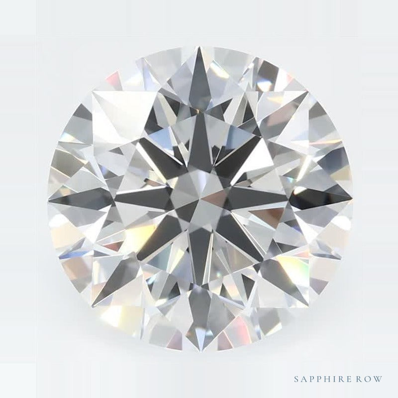 2.85 ct Lab-Grown Diamond – D VVS1 – Round Cut – GCAL Certified — Sapphire Row · cut7