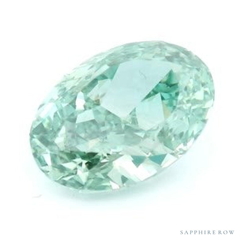 2.83 ct Lab-Grown Fancy Vivid Green Diamond – VS1 – Oval Cut – IGI Certified — Sapphire Row · cut7