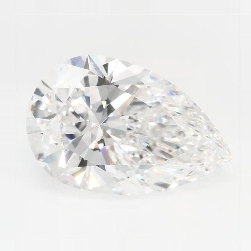 2.71 ct Lab-Grown Diamond – D VVS2 – Pear Cut – GCAL Certified — Sapphire Row · cut7