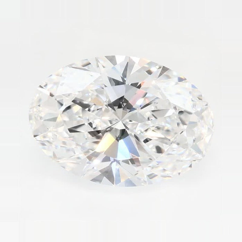 2.70 ct Lab-Grown Diamond – D VVS2 – Oval Cut – GCAL Certified — Sapphire Row · cut7