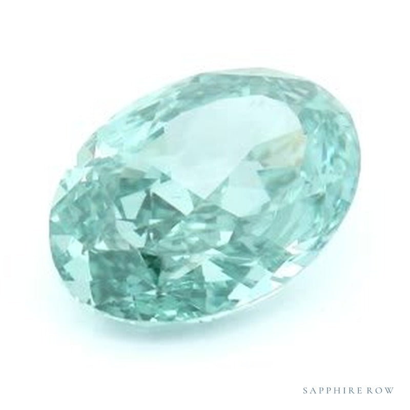 2.64 ct Lab-Grown Fancy Vivid Green Diamond – VS1 – Oval Cut – IGI Certified — Sapphire Row · cut7