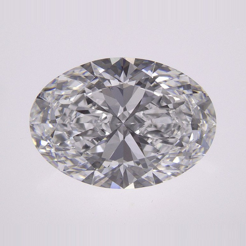 2.52 ct Lab-Grown Diamond – D VVS2 – Oval Cut – IGI Certified — Sapphire Row · cut7