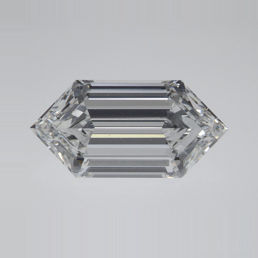 2.09 ct lab-grown diamond, elongated hexagon cut | Sapphire Row · cut7