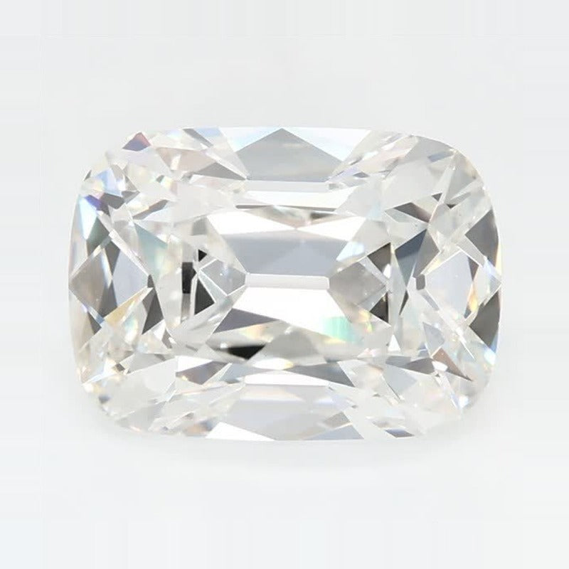 2.08 ct Lab-Grown Diamond – G VVS2 – Elongated Cushion Cut – Old Mine Cut – GCAL Certified — Sapphire Row · cut7