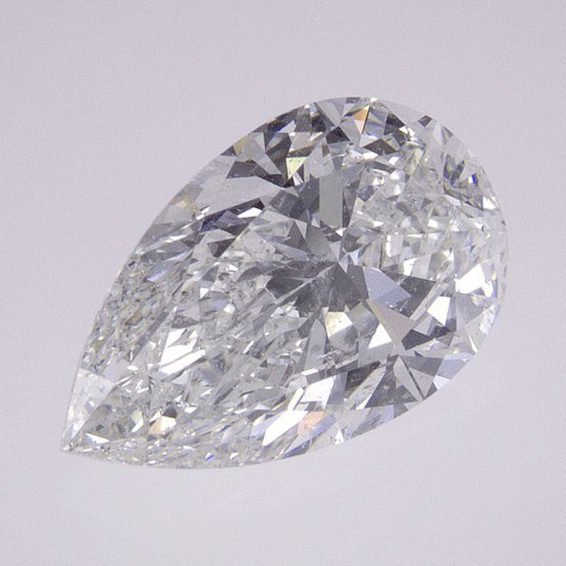 2.02 ct Natural Diamond – F SI2 – Pear Cut – EGL USA Certified — Sapphire Row · cut7