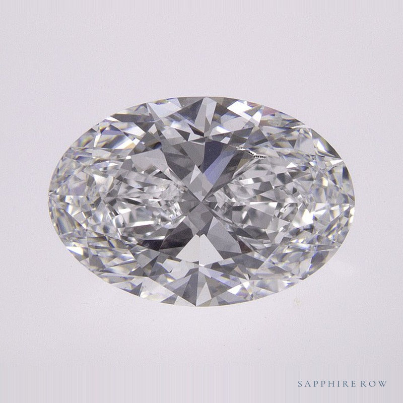 2.02 ct Lab-Grown Diamond – D VVS2 – Oval Cut – IGI Certified — Sapphire Row · cut7