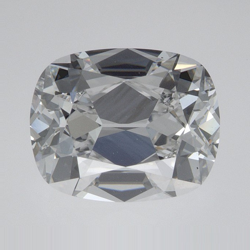 2.00 ct Lab-Grown Diamond – D VVS2 – Elongated Cushion Cut – Old Mine Cut – IGI Certified — Sapphire Row · cut7