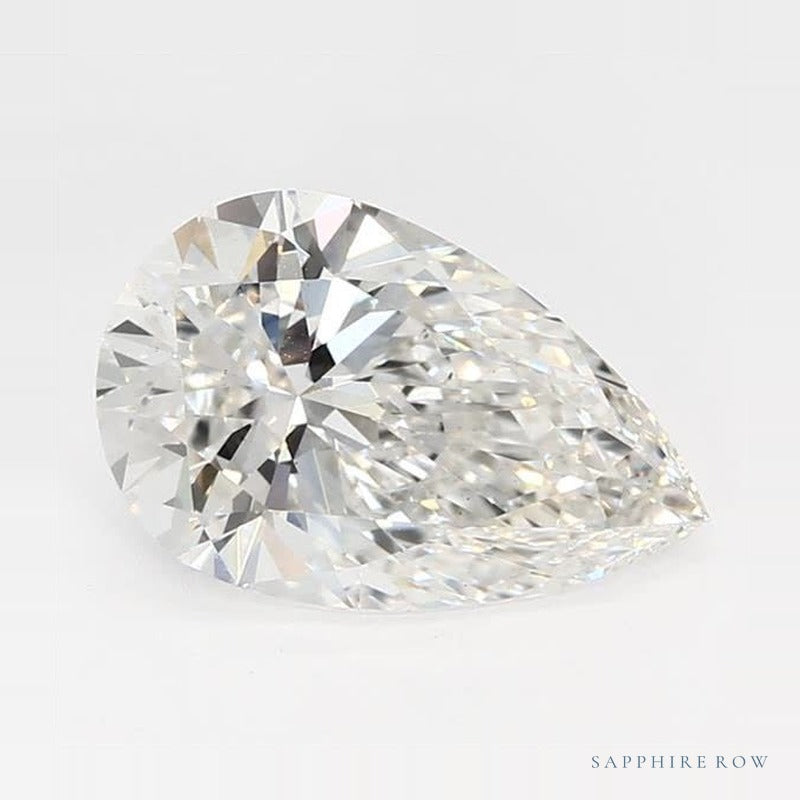 1.88 ct Lab-Grown Diamond – F VS2 – Pear Cut – GCAL Certified — Sapphire Row · cut7