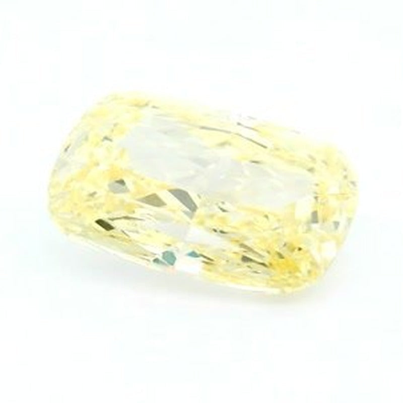 1.75 ct Lab-Grown Fancy Yellow Diamond – VVS2 – Elongated Cushion Cut – IGI Certified — Sapphire Row · cut7