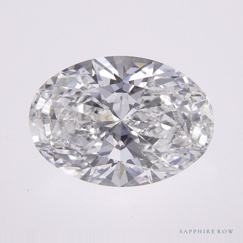 1.72 ct Lab-Grown Diamond – D VVS1 – Oval Cut – IGI Certified — Sapphire Row · cut7