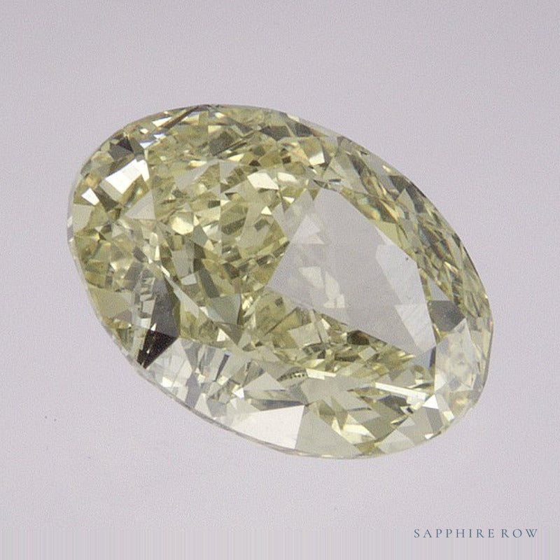 1.67 ct Lab-Grown Fancy Vivid Yellow Diamond – VS2 – Oval Cut – IGI Certified — Sapphire Row · cut7