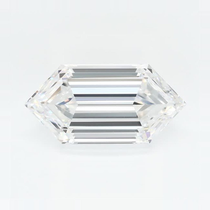 1.55 ct Lab-Grown Diamond – D VVS1 – Elongated Hexagon Cut – Duchess Step-cut – GCAL Certified — Sapphire Row · cut7