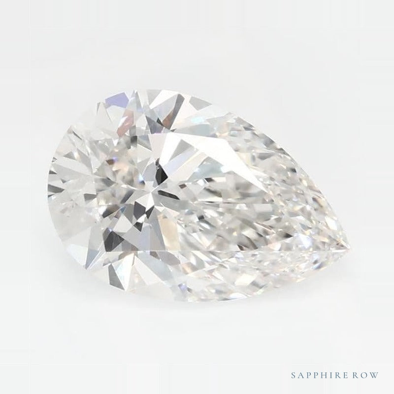1.52 ct Lab-Grown Diamond – G VVS2 – Pear Cut – GCAL Certified — Sapphire Row · cut7