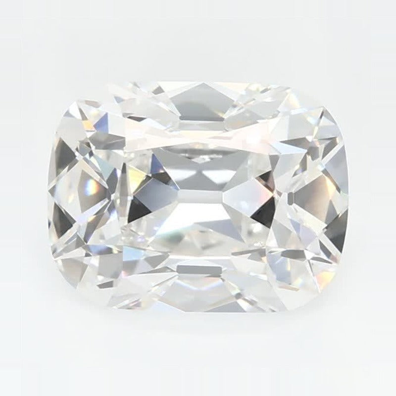 1.39 ct Lab-Grown Diamond – F VVS2 – Elongated Cushion Cut – Old Mine Cut – GCAL Certified — Sapphire Row · cut7