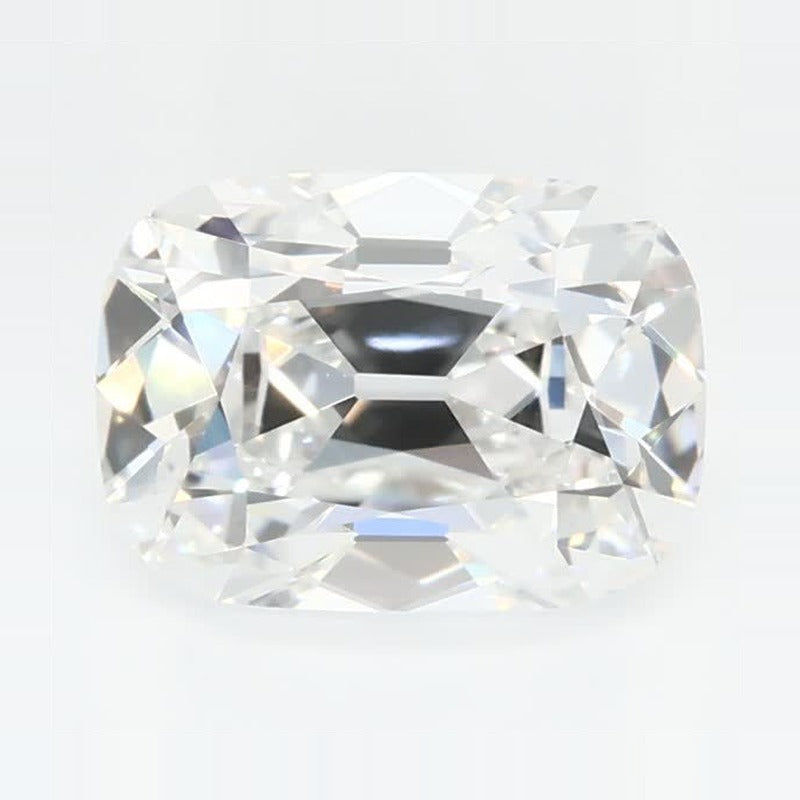 1.28 ct Lab-Grown Diamond – E VVS2 – Elongated Cushion Cut – Old Mine Cut – GCAL Certified — Sapphire Row · cut7