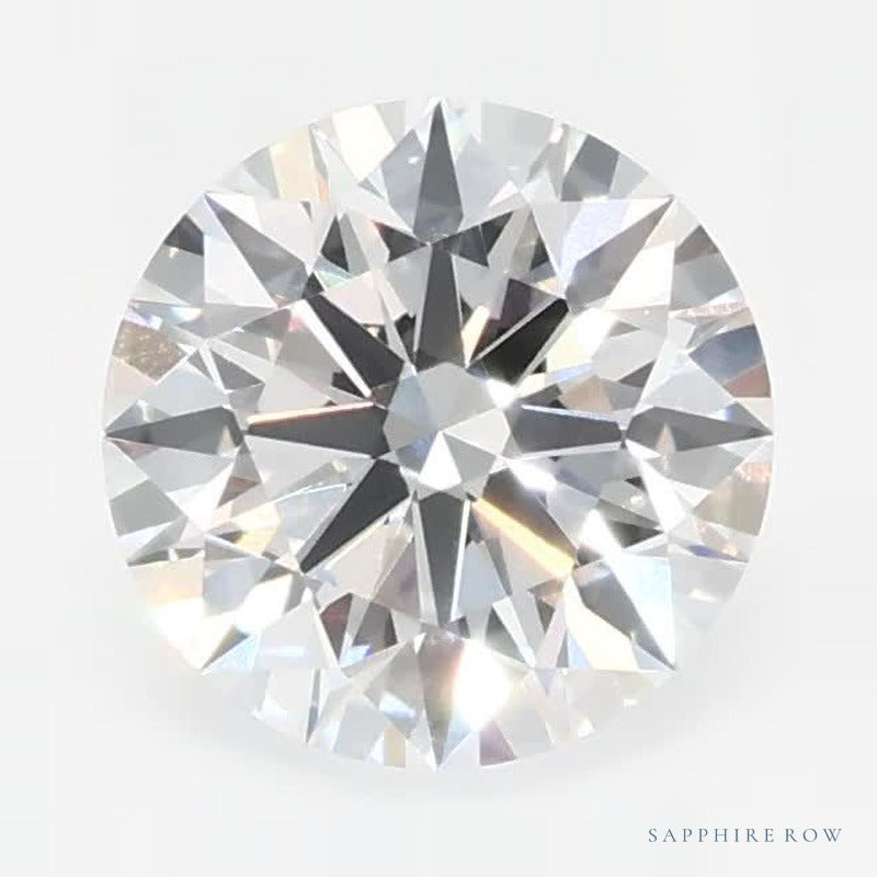 1.25 ct Lab-Grown Diamond – E VVS2 – Round Cut – GCAL Certified — Sapphire Row · cut7