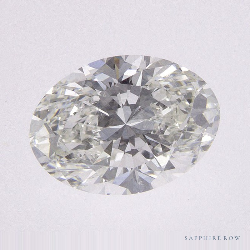 1.01 ct Natural Diamond – I SI1 – Oval Cut – GIA Certified — Sapphire Row · cut7