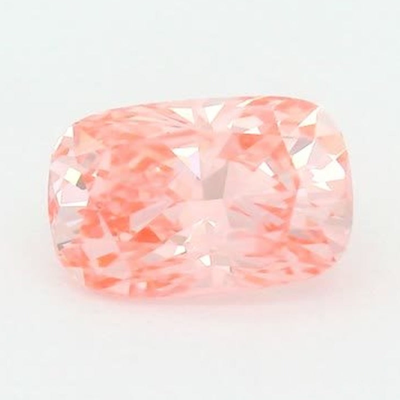 1.00 ct Lab-Grown Fancy Vivid Pink Diamond – VVS2 – Elongated Cushion Cut – IGI Certified — Sapphire Row · cut7