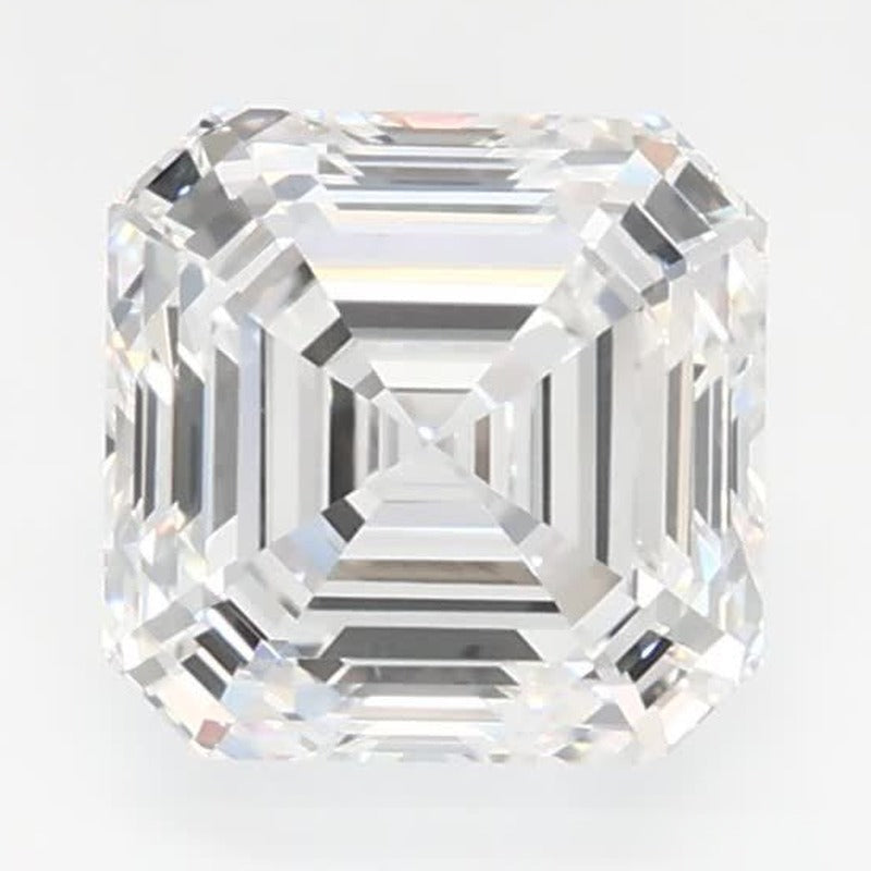 0.88 ct Lab-Grown Diamond – D VVS2 – Asscher Cut – GCAL Certified — Sapphire Row · cut7