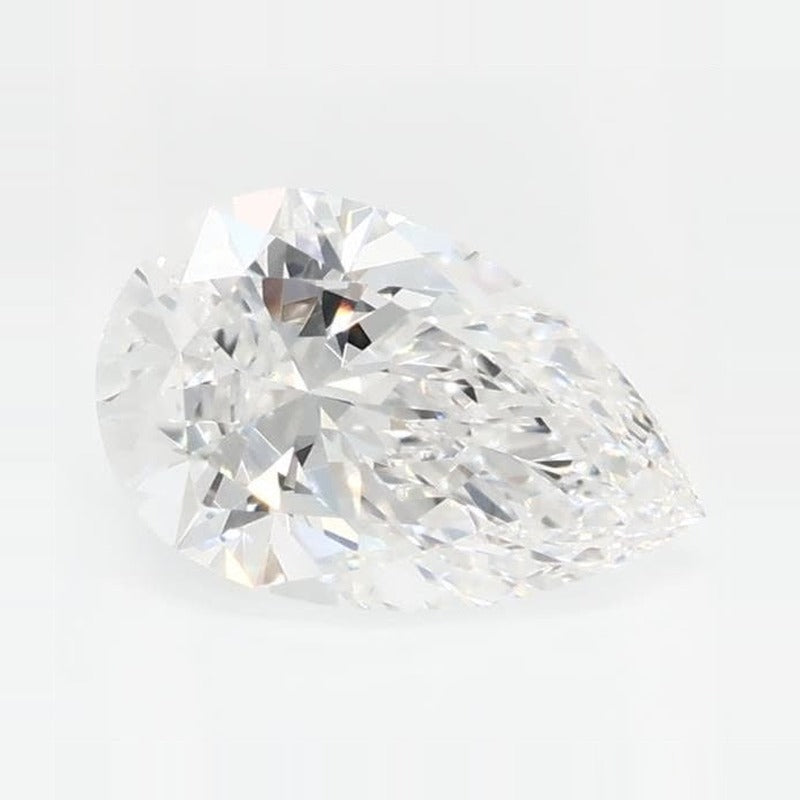 0.77 ct Lab-Grown Diamond – E VVS2 – Pear Cut – GCAL Certified — Sapphire Row · cut7
