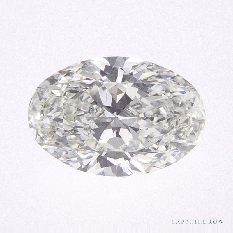 0.72 ct Natural Diamond – I SI1 – Oval Cut – GIA Certified — Sapphire Row · cut7