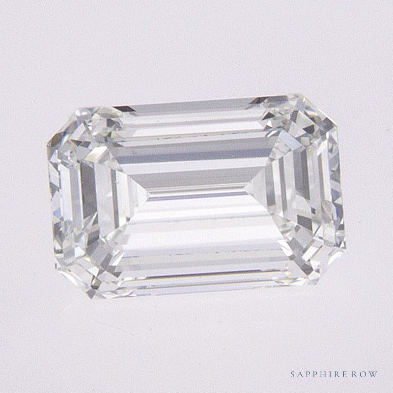 0.71 ct Natural Diamond – H VS2 – Emerald Cut – GIA Certified — Sapphire Row · cut7