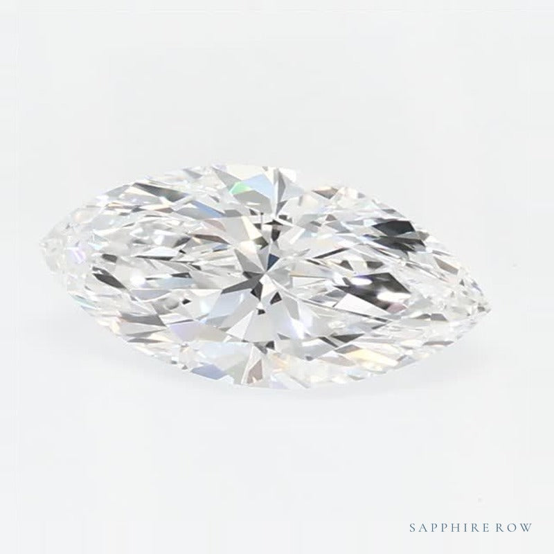 0.55 ct Lab-Grown Diamond – D VVS1 – Marquise Cut – GCAL Certified — Sapphire Row · cut7